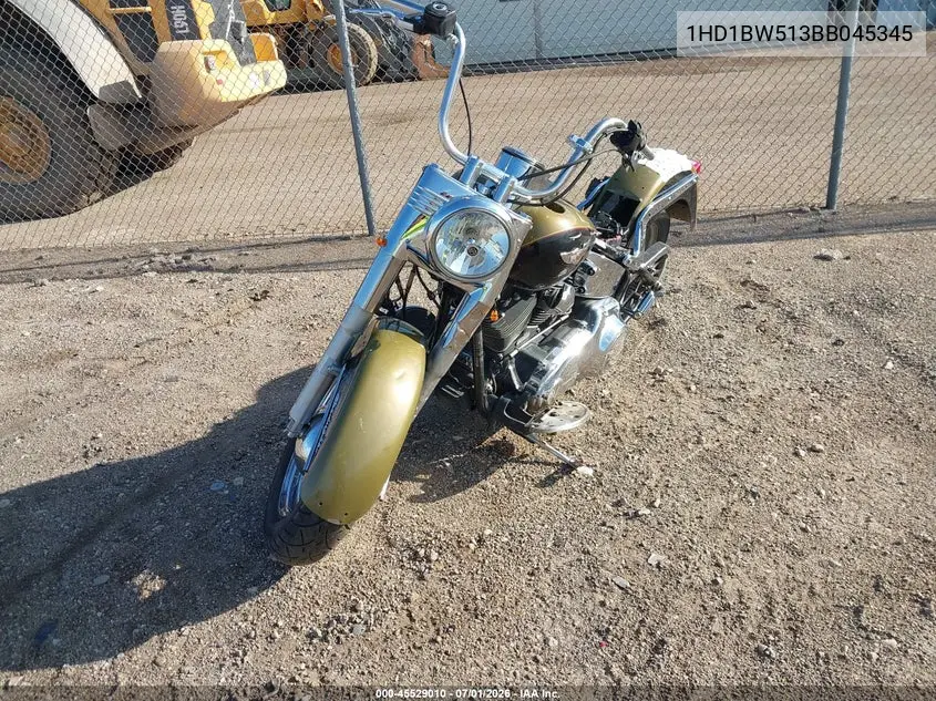 2011 Harley-Davidson Flstc VIN: 1HD1BW513BB045345 Lot: 45529010