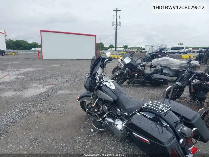 2012 Harley-Davidson Flstc Heritage Softail Classic VIN: 1HD1BWV12CB029512 Lot: 45045307