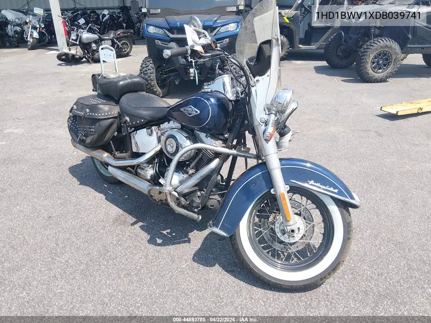 2013 Harley-Davidson Flstc Heritage Softail Classic VIN: 1HD1BWV1XDB039741 Lot: 44893785