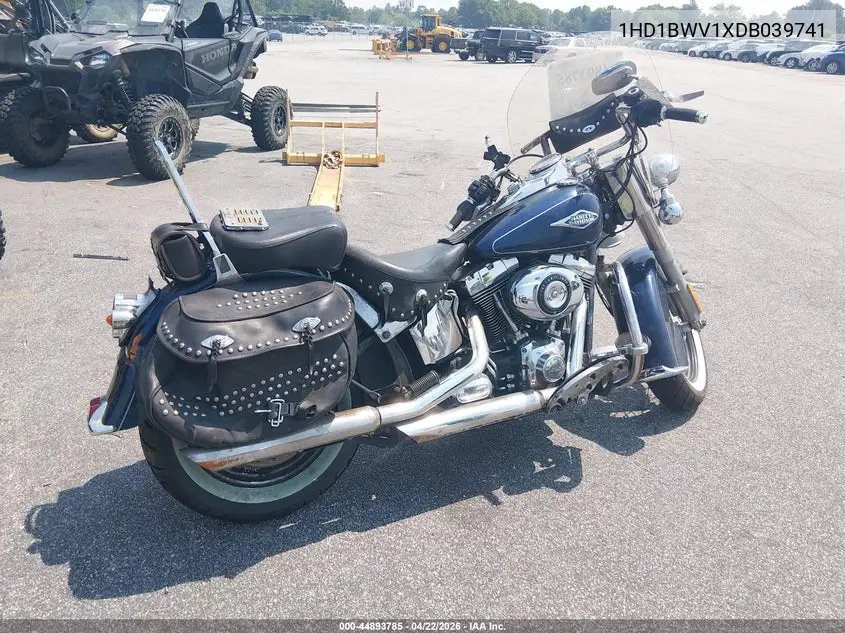2013 Harley-Davidson Flstc Heritage Softail Classic VIN: 1HD1BWV1XDB039741 Lot: 44893785