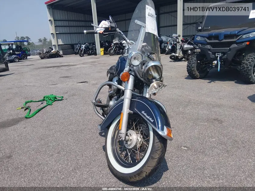 2013 Harley-Davidson Flstc Heritage Softail Classic VIN: 1HD1BWV1XDB039741 Lot: 44893785