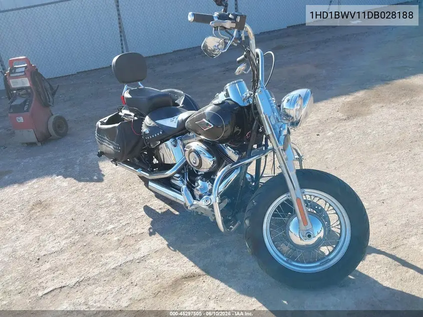 2013 Harley-Davidson Flstc Heritage Softail Classic VIN: 1HD1BWV11DB028188 Lot: 45297505