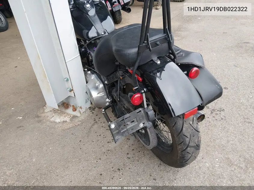 2013 Harley-Davidson Fls Softail Slim VIN: 1HD1JRV19DB022322 Lot: 45390520