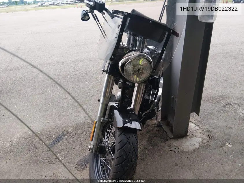 2013 Harley-Davidson Fls Softail Slim VIN: 1HD1JRV19DB022322 Lot: 45390520