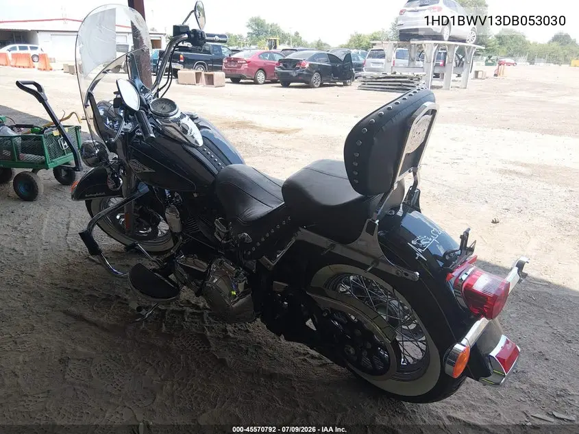 2013 Harley-Davidson Flstc Heritage Softail Classic VIN: 1HD1BWV13DB053030 Lot: 45570792