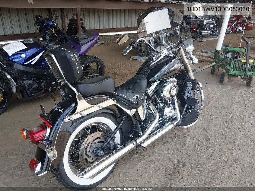 2013 Harley-Davidson Flstc Heritage Softail Classic VIN: 1HD1BWV13DB053030 Lot: 45570792
