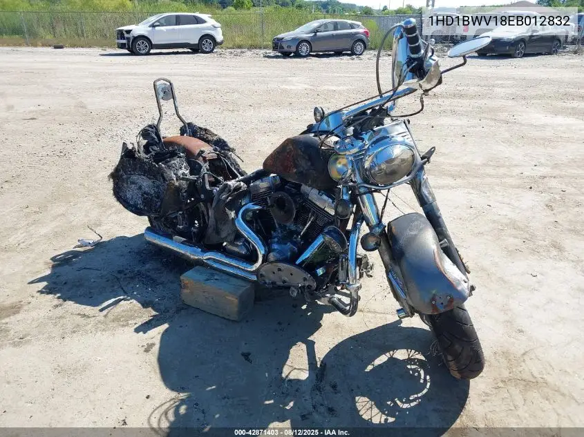 2014 Harley-Davidson Flstc Heritage Softail Classic VIN: 1HD1BWV18EB012832 Lot: 42871403