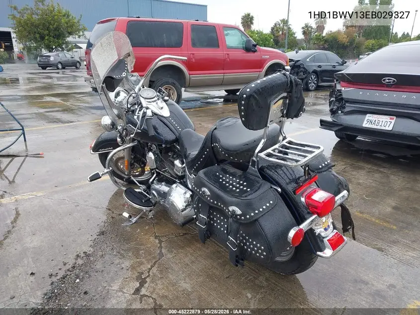 2014 Harley-Davidson Flstc Heritage Softail Classic VIN: 1HD1BWV13EB029327 Lot: 45222879