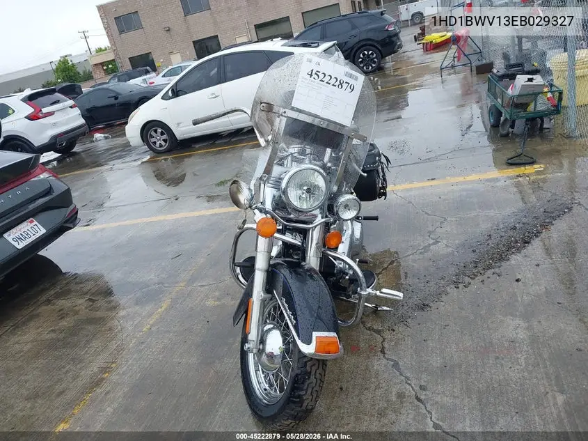 2014 Harley-Davidson Flstc Heritage Softail Classic VIN: 1HD1BWV13EB029327 Lot: 45222879