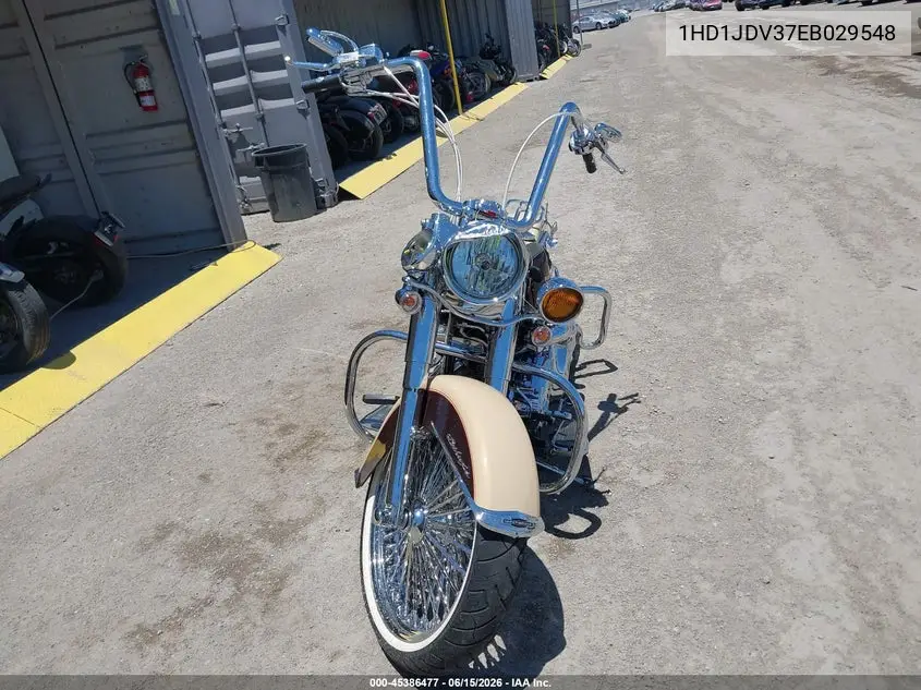 2014 Harley-Davidson Flstn Softail Deluxe VIN: 1HD1JDV37EB029548 Lot: 45386477
