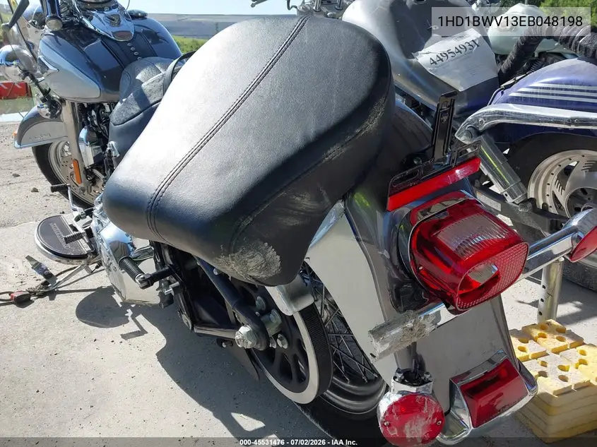 2014 Harley-Davidson Flstc Heritage Softail Classic VIN: 1HD1BWV13EB048198 Lot: 45531476