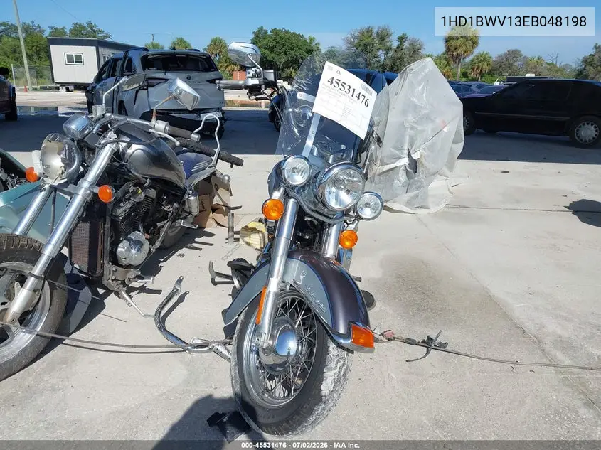 2014 Harley-Davidson Flstc Heritage Softail Classic VIN: 1HD1BWV13EB048198 Lot: 45531476