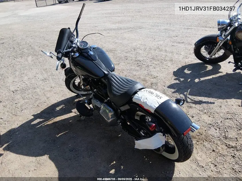 2015 Harley-Davidson Fls Softail Slim VIN: 1HD1JRV31FB034257 Lot: 45306705