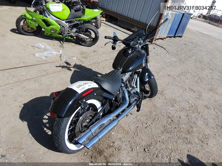 2015 Harley-Davidson Fls Softail Slim VIN: 1HD1JRV31FB034257 Lot: 45306705