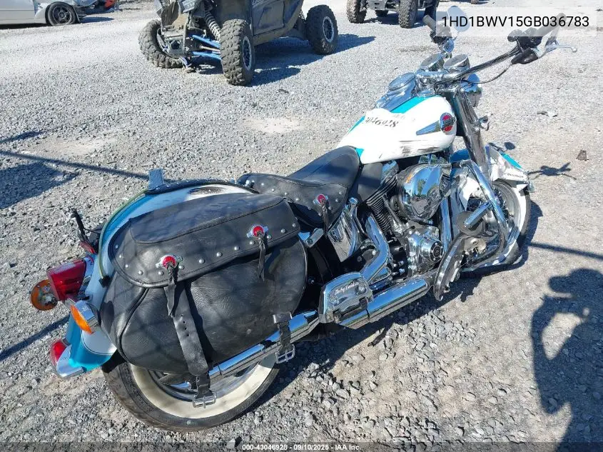 2016 Harley-Davidson Flstc Heritage Softail Classic VIN: 1HD1BWV15GB036783 Lot: 43046928