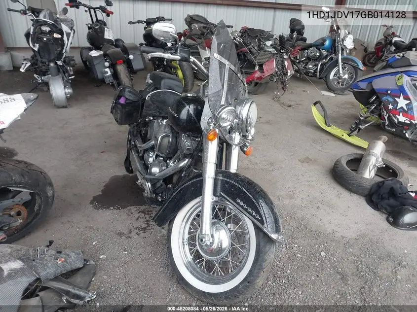 2016 Harley-Davidson Flstn Softail Deluxe VIN: 1HD1JDV17GB014128 Lot: 45208084