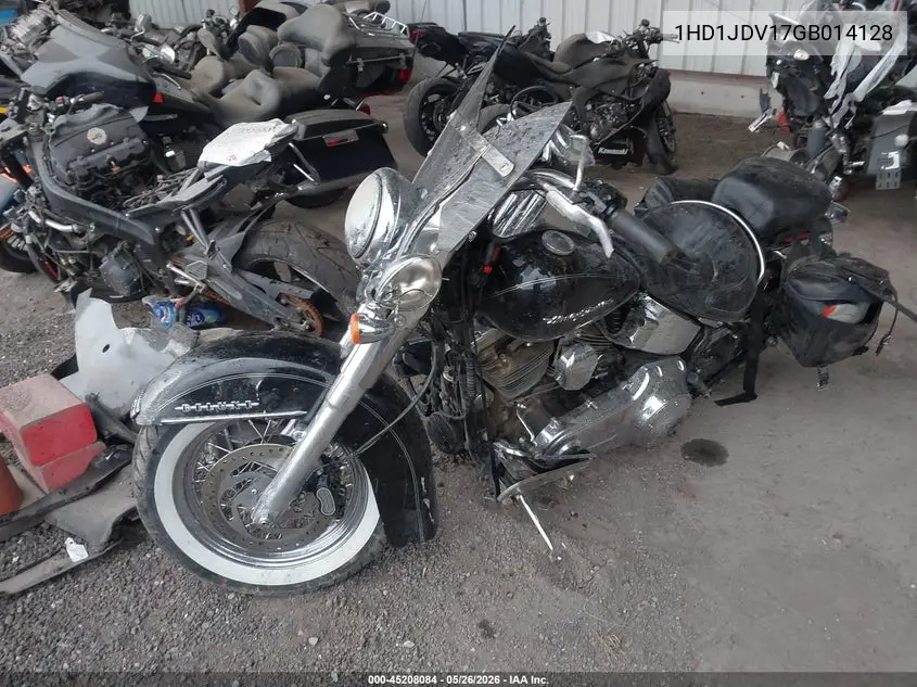 2016 Harley-Davidson Flstn Softail Deluxe VIN: 1HD1JDV17GB014128 Lot: 45208084