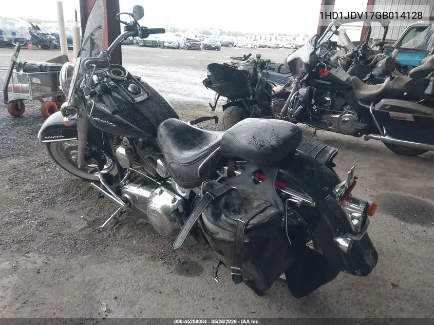 2016 Harley-Davidson Flstn Softail Deluxe VIN: 1HD1JDV17GB014128 Lot: 45208084
