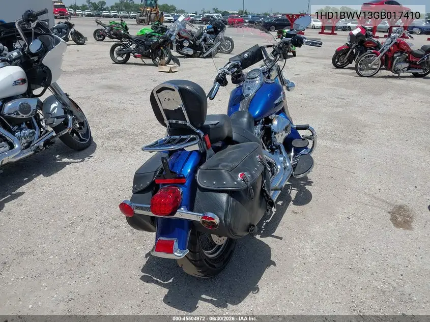 2016 Harley-Davidson Flstc Heritage Softail Classic VIN: 1HD1BWV13GB017410 Lot: 45504972