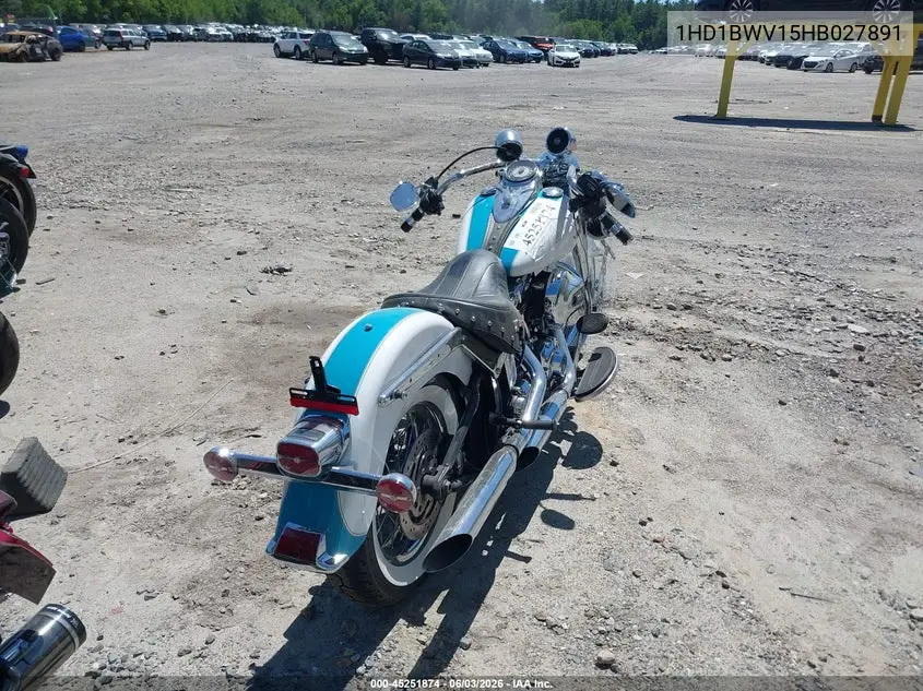 2017 Harley-Davidson Flstc Heritage Softail Classic VIN: 1HD1BWV15HB027891 Lot: 45251874