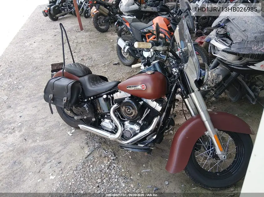 2017 Harley-Davidson Fls Softail Slim VIN: 1HD1JRV13HB026985 Lot: 45521732