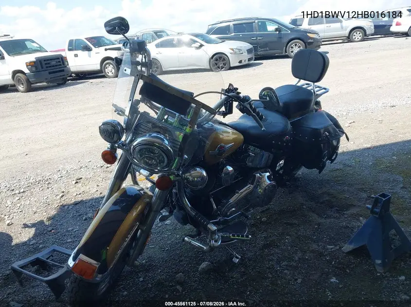 2017 Harley-Davidson Flstc Heritage Softail Classic VIN: 1HD1BWV12HB016184 Lot: 45561125