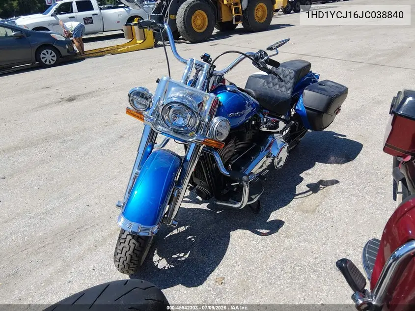 2018 Harley-Davidson Flde Deluxe VIN: 1HD1YCJ16JC038840 Lot: 45542303