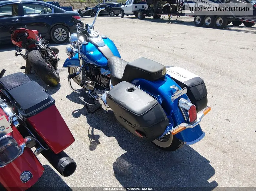 2018 Harley-Davidson Flde Deluxe VIN: 1HD1YCJ16JC038840 Lot: 45542303