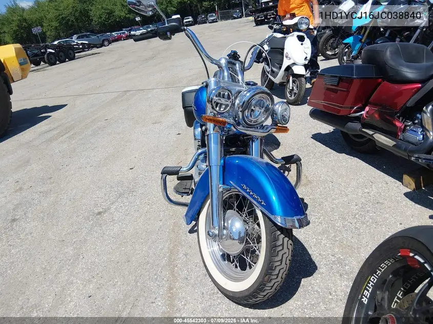 2018 Harley-Davidson Flde Deluxe VIN: 1HD1YCJ16JC038840 Lot: 45542303