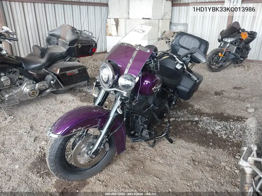 2019 Harley-Davidson Flhcs VIN: 1HD1YBK33KC013986 Lot: 45412250