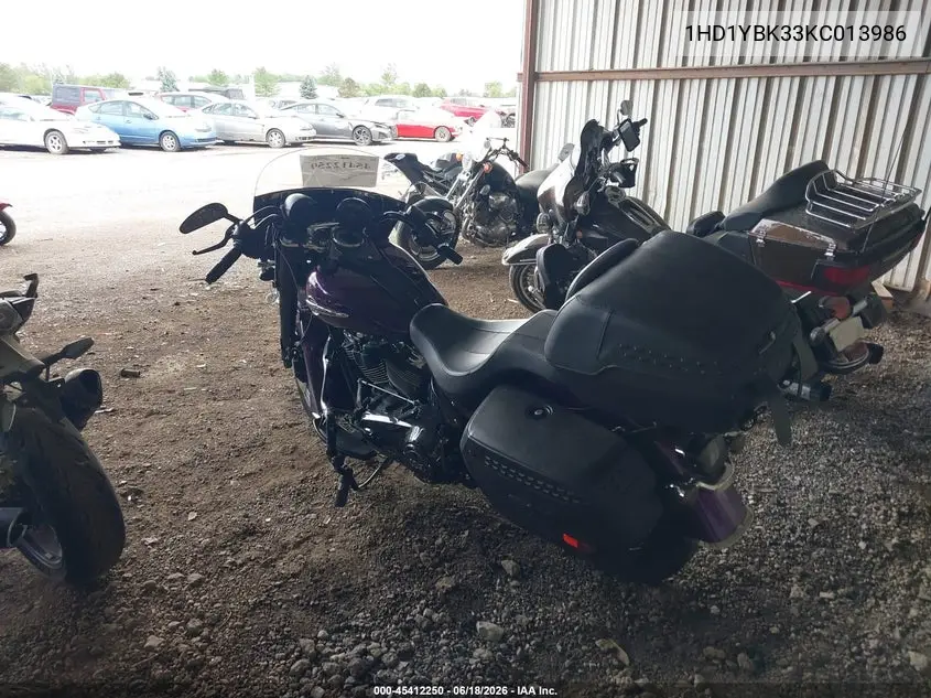 2019 Harley-Davidson Flhcs VIN: 1HD1YBK33KC013986 Lot: 45412250
