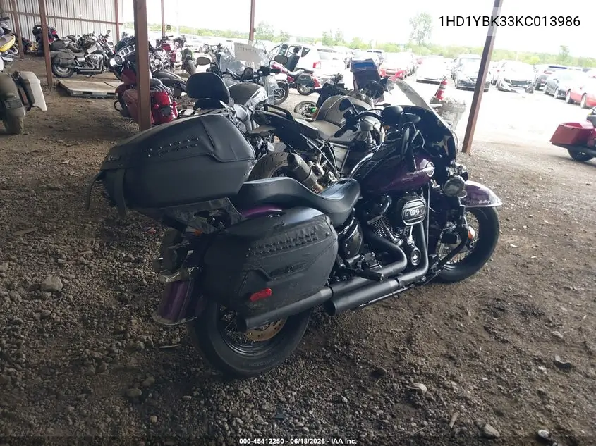 2019 Harley-Davidson Flhcs VIN: 1HD1YBK33KC013986 Lot: 45412250