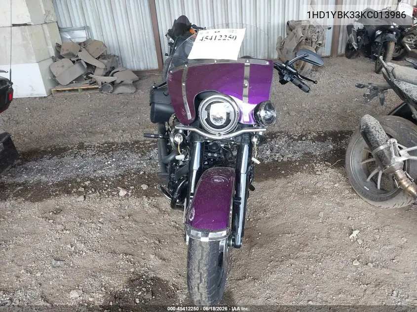 2019 Harley-Davidson Flhcs VIN: 1HD1YBK33KC013986 Lot: 45412250
