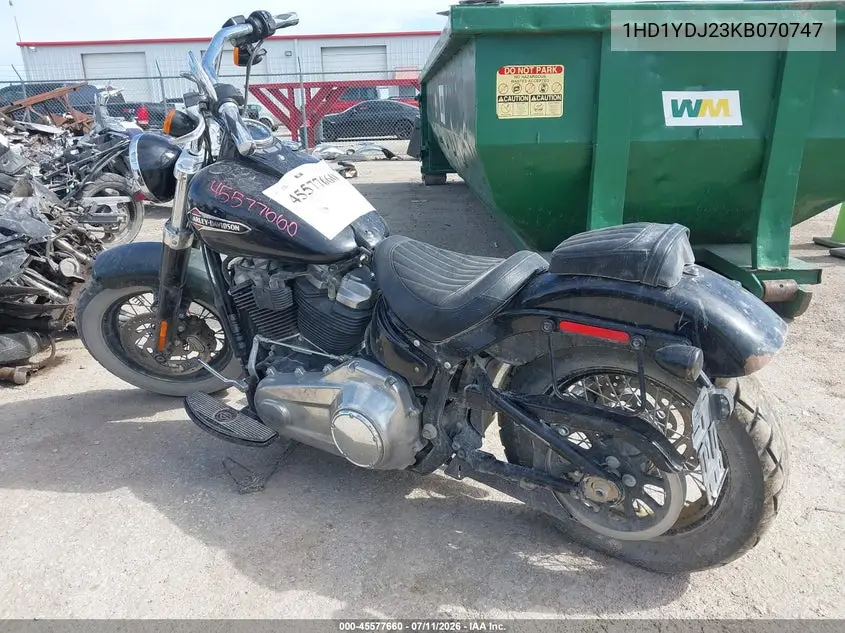 2019 Harley-Davidson Flsl VIN: 1HD1YDJ23KB070747 Lot: 45577660