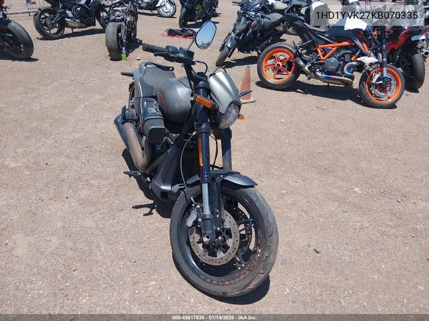 2019 Harley-Davidson Fxdrs VIN: 1HD1YVK27KB070335 Lot: 45617938