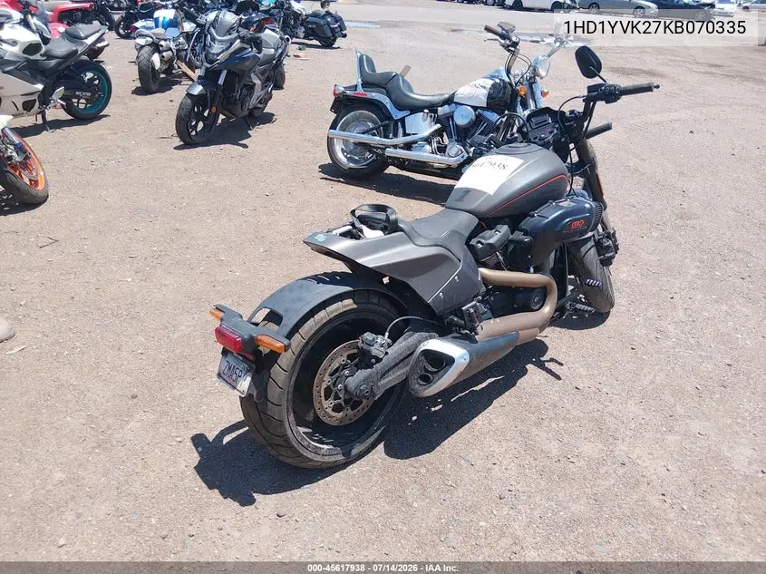 2019 Harley-Davidson Fxdrs VIN: 1HD1YVK27KB070335 Lot: 45617938