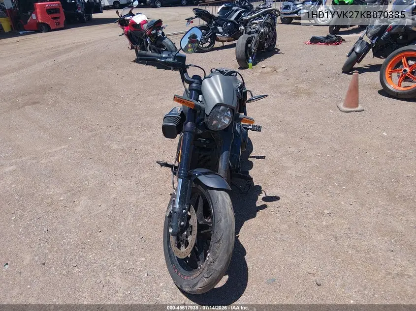 2019 Harley-Davidson Fxdrs VIN: 1HD1YVK27KB070335 Lot: 45617938