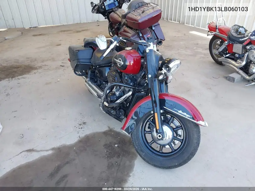 2020 Harley-Davidson Flhcs VIN: 1HD1YBK13LB060103 Lot: 44716398