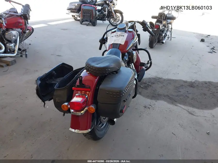 2020 Harley-Davidson Flhcs VIN: 1HD1YBK13LB060103 Lot: 44716398