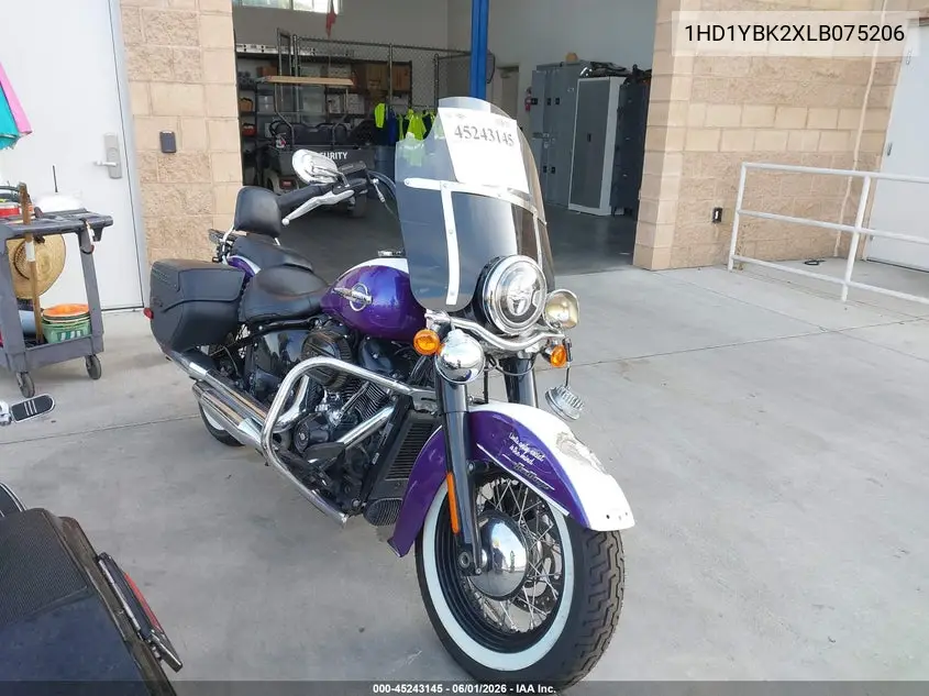 2020 Harley-Davidson Flhcs VIN: 1HD1YBK2XLB075206 Lot: 45243145