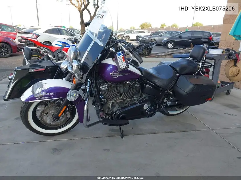 2020 Harley-Davidson Flhcs VIN: 1HD1YBK2XLB075206 Lot: 45243145