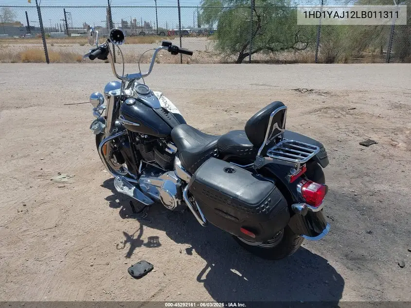 2020 Harley-Davidson Flhc VIN: 1HD1YAJ12LB011311 Lot: 45292161