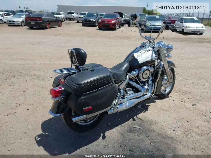 2020 Harley-Davidson Flhc VIN: 1HD1YAJ12LB011311 Lot: 45292161