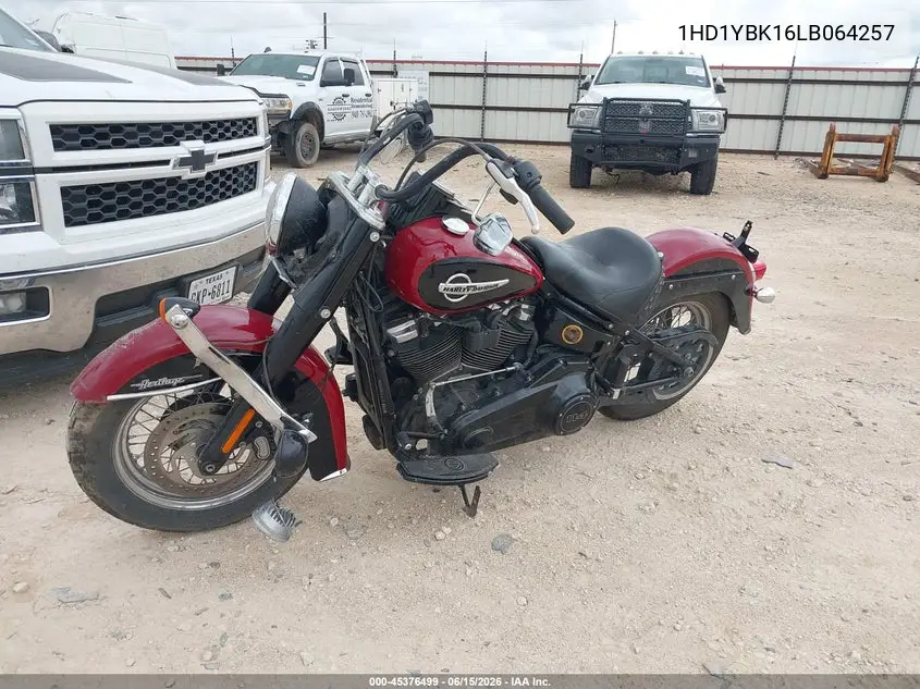 2020 Harley-Davidson Flhcs VIN: 1HD1YBK16LB064257 Lot: 45376499