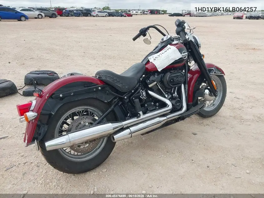 2020 Harley-Davidson Flhcs VIN: 1HD1YBK16LB064257 Lot: 45376499