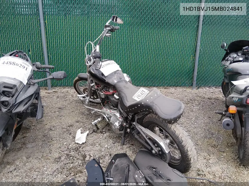 2021 Harley-Davidson Fxst VIN: 1HD1BVJ15MB024841 Lot: 45208221
