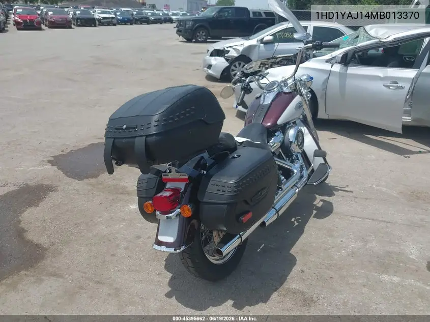 2021 Harley-Davidson Flhc VIN: 1HD1YAJ14MB013370 Lot: 45395662
