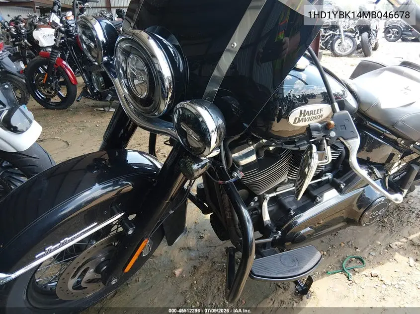 2021 Harley-Davidson Flhcs VIN: 1HD1YBK14MB046678 Lot: 45512296