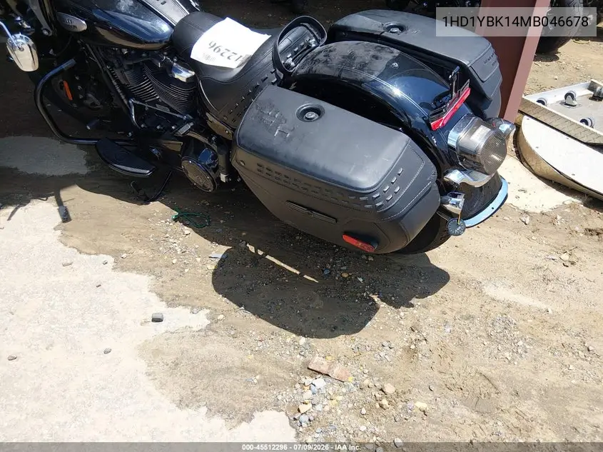 2021 Harley-Davidson Flhcs VIN: 1HD1YBK14MB046678 Lot: 45512296