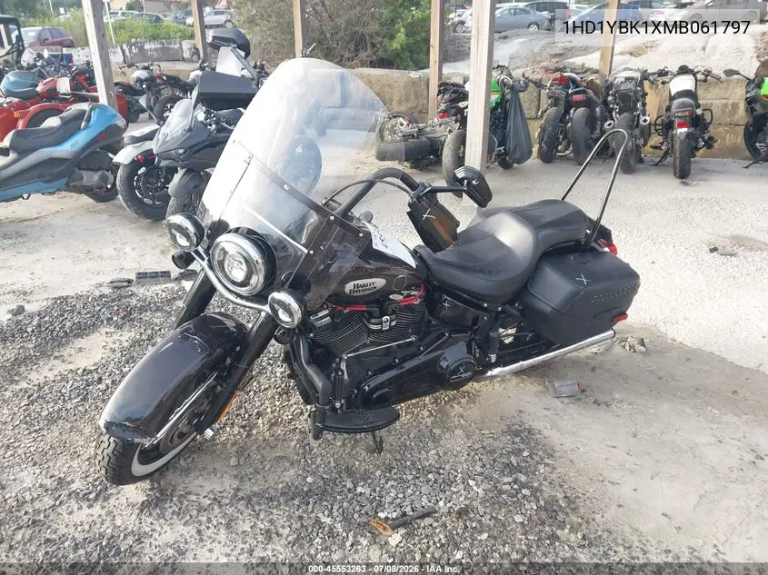 2021 Harley-Davidson Flhcs VIN: 1HD1YBK1XMB061797 Lot: 45553263